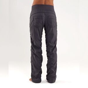 Women’s Charcoal Wide-Waist Relaxed Pants